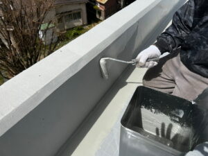 00018立上りウレタン1層目塗布