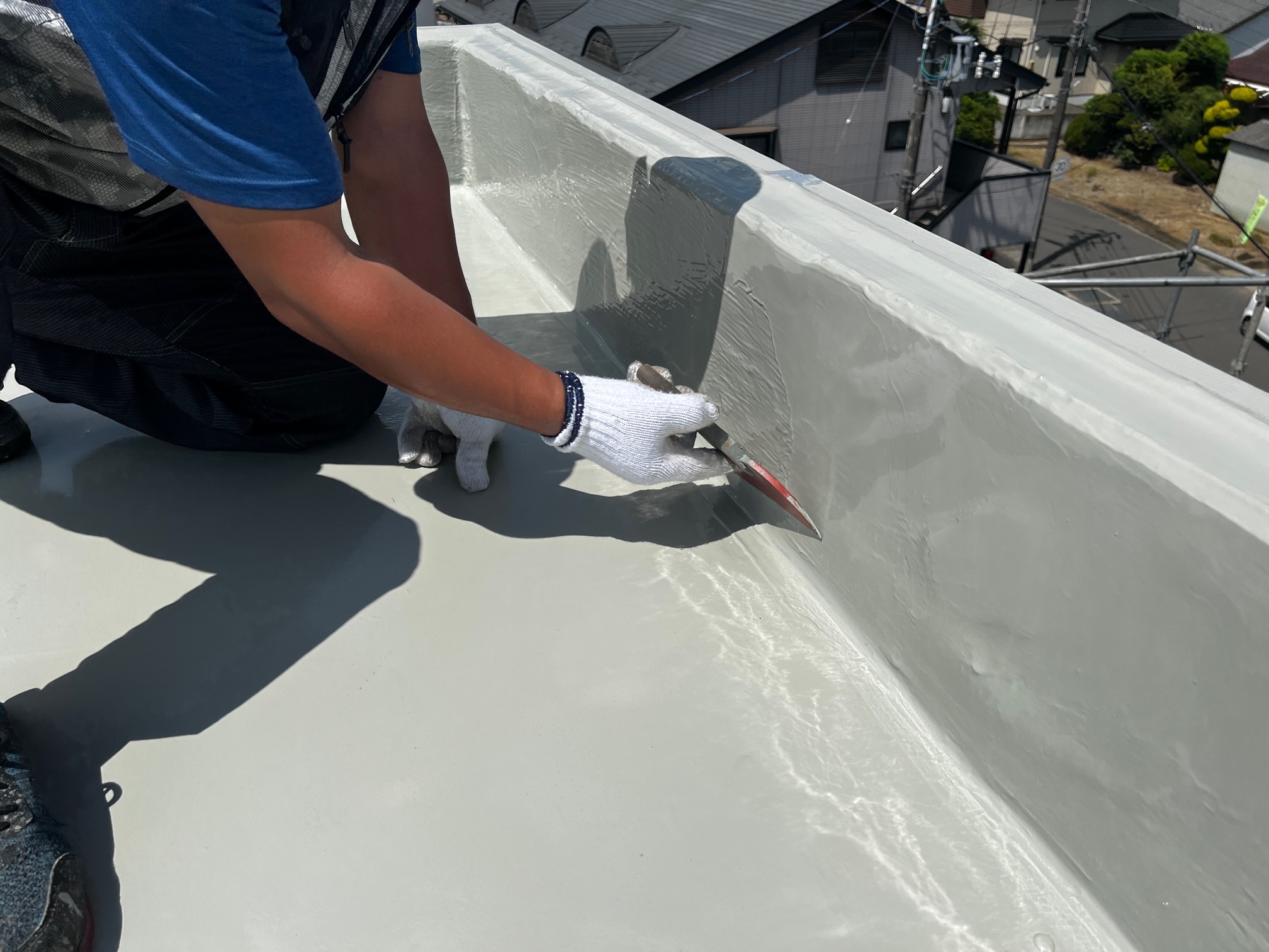 015ウレタン2層目塗布